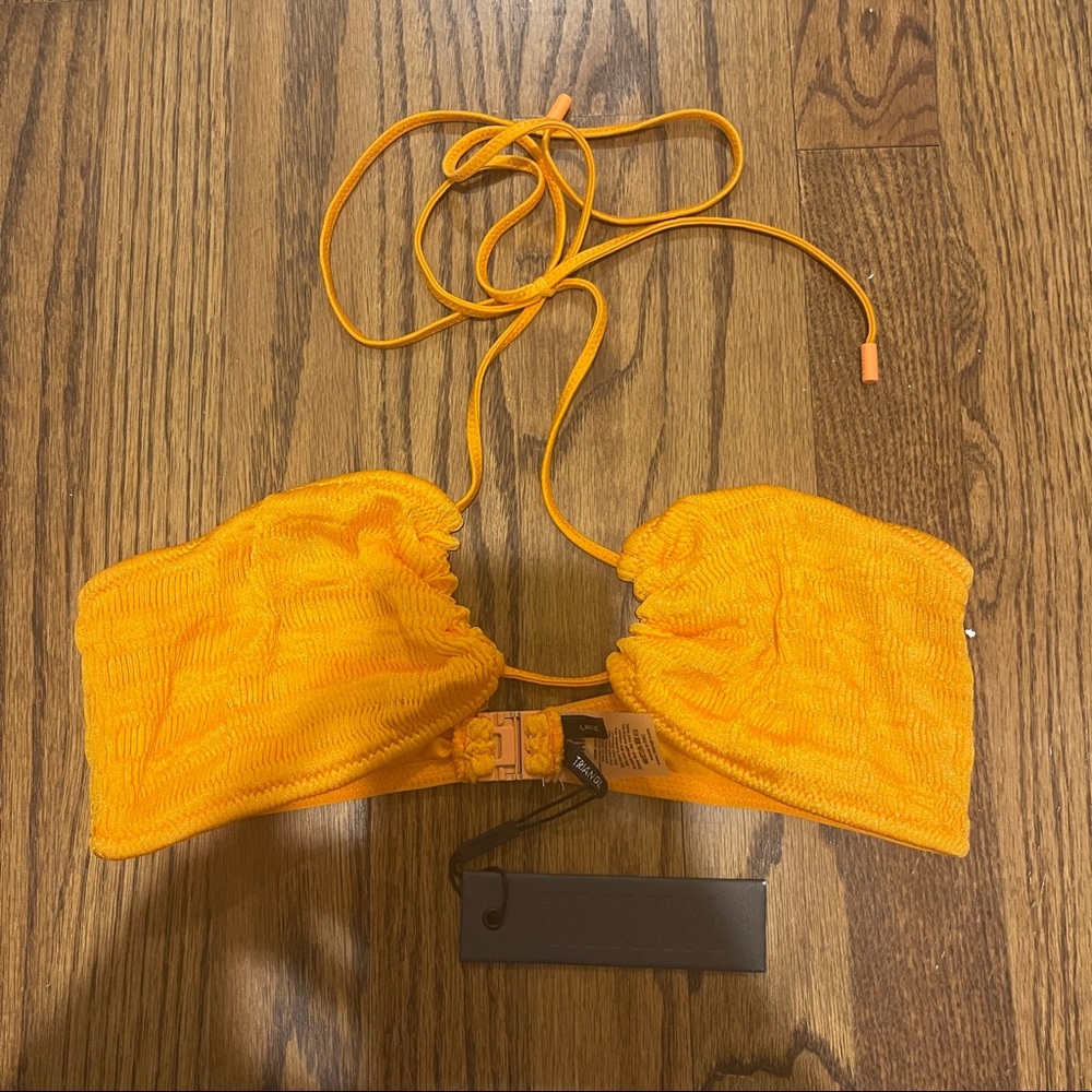 Triangl Aster Bikini Top in Desert